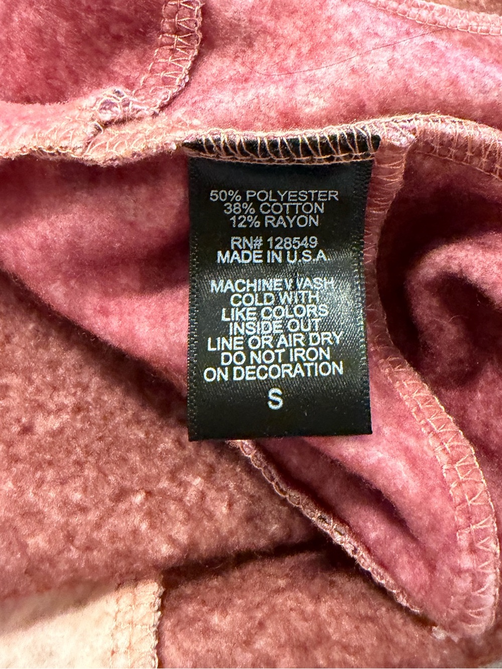 Aviator Nation Pink BANDANA QUILTED ZIP HOODIE S - Picture 7 of 8